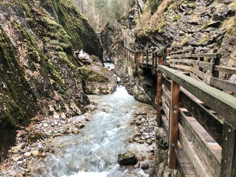 Das ist Wimbachklamm Wanderung in Berchtesgaden
