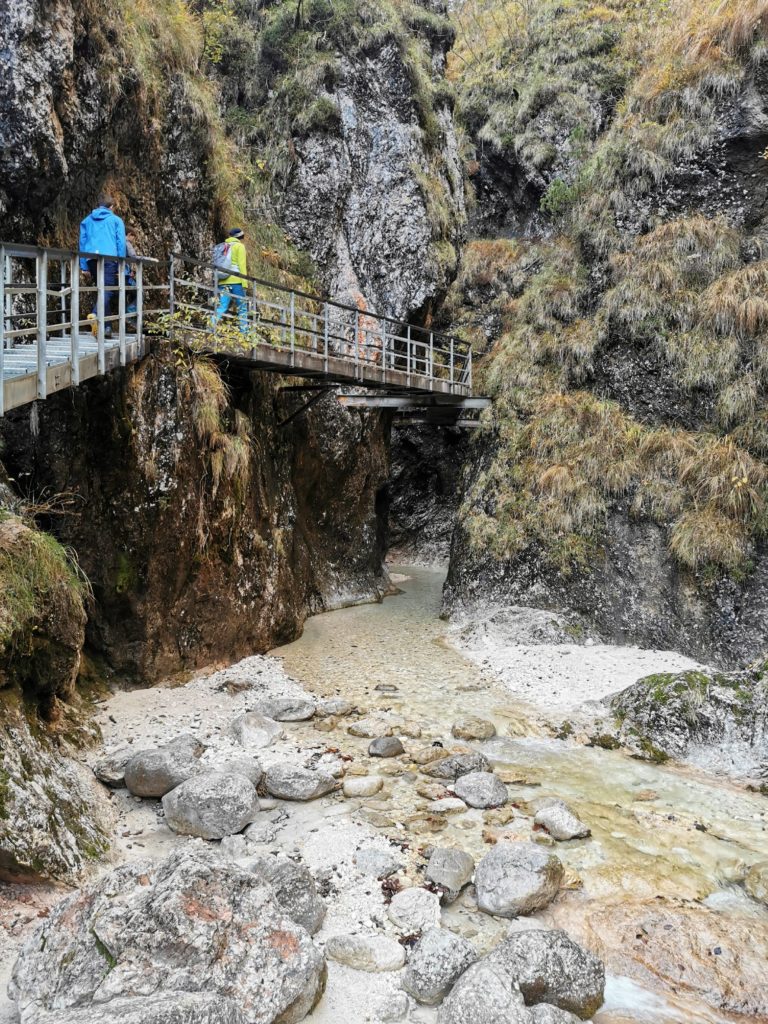 Einer der schönen Eindrücke von der Klamm in Berchtesgaden