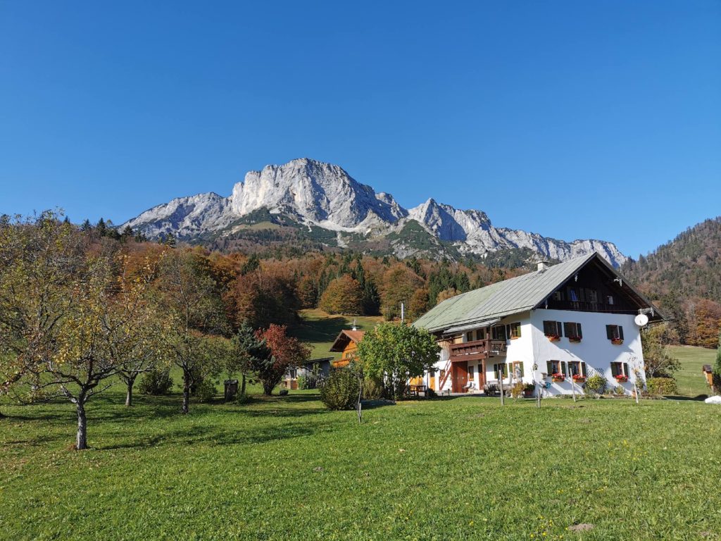 Blick auf den Untersberg bei Ettenberg