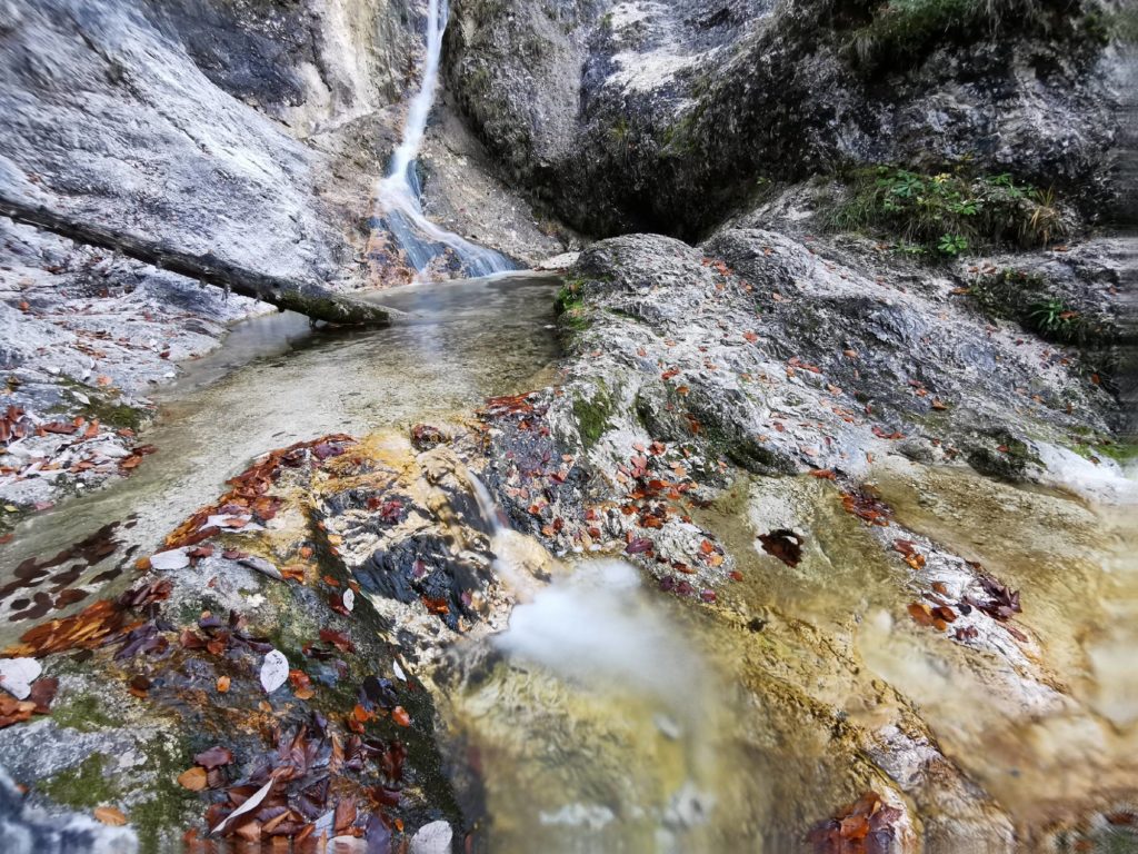 Herbst am Sulzer Wasserfall in Marktschellenberg