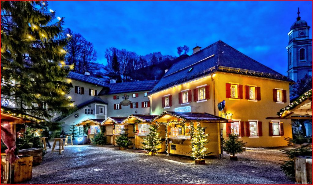 Weihnachtsmarkt Berchtesgaden - besondere Stimmung im Advent in Bayern