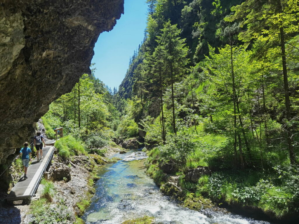 Berchtesgadener Land Sehenswürdigkeiten - die Weissbachschlucht