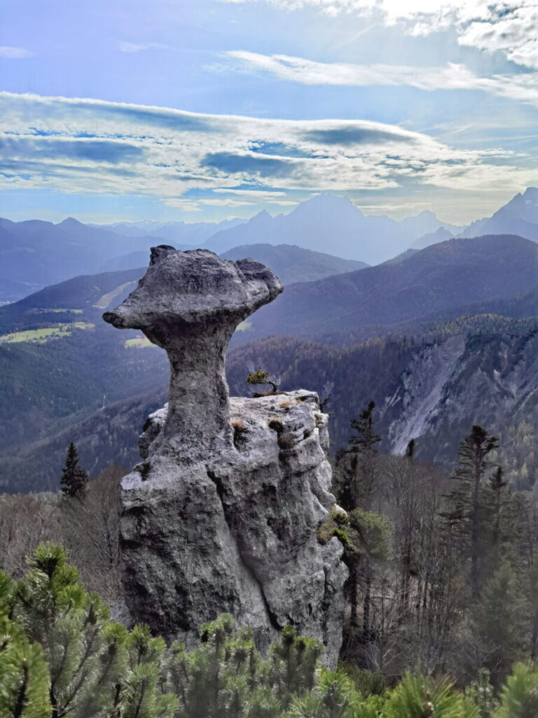 Steinerne Agnes - mystischer Felsen zwischen Berchtesgaden und Bad Reichenhall