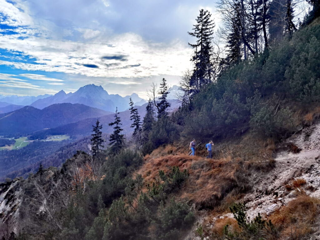 Aussichtsreiche Steinerne Agnes Wanderung - mit Blick auf die bekannten Gipfel in den Berchtesgadener Alpen