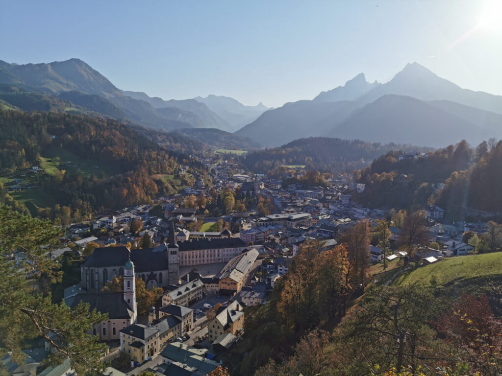 Die Aussicht vom Lockstein Berchtesgaden