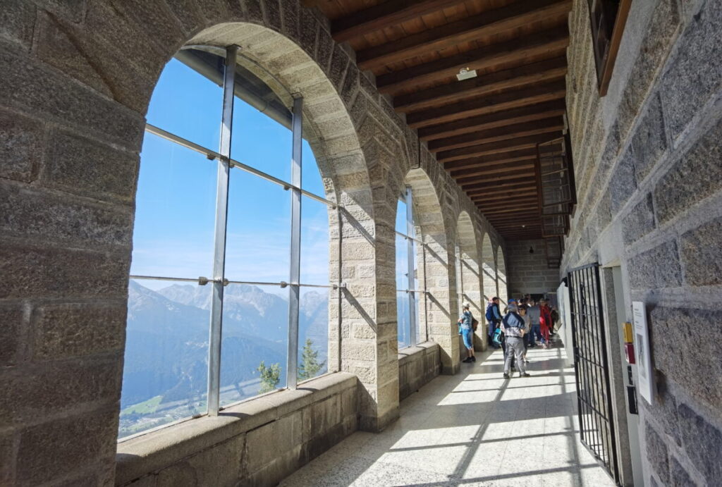 Die kleine Kehlsteinhaus Ausstellung befindet sich in der ehemaligen Sonnenterrasse